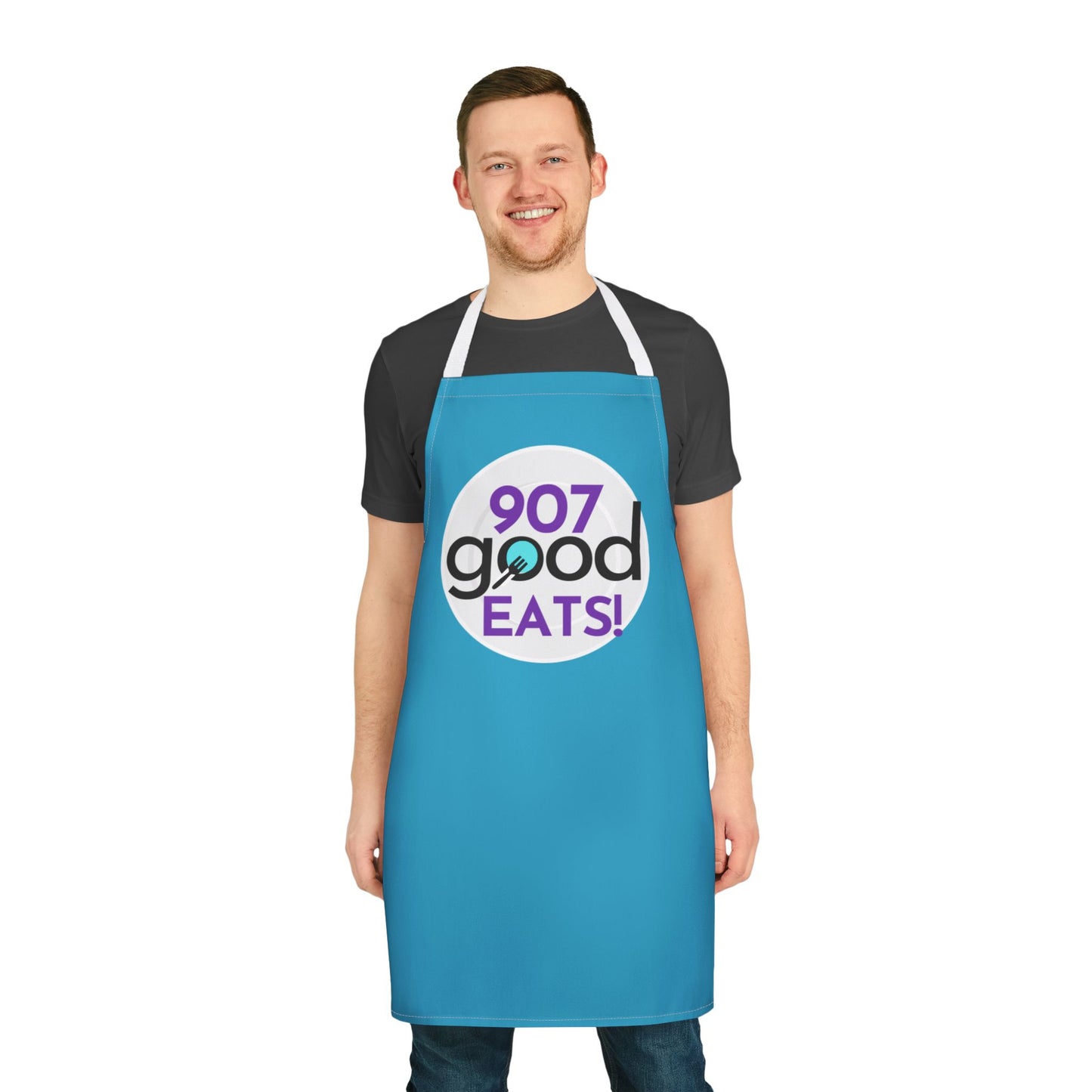 907GOODEATS! Apron (Blue)